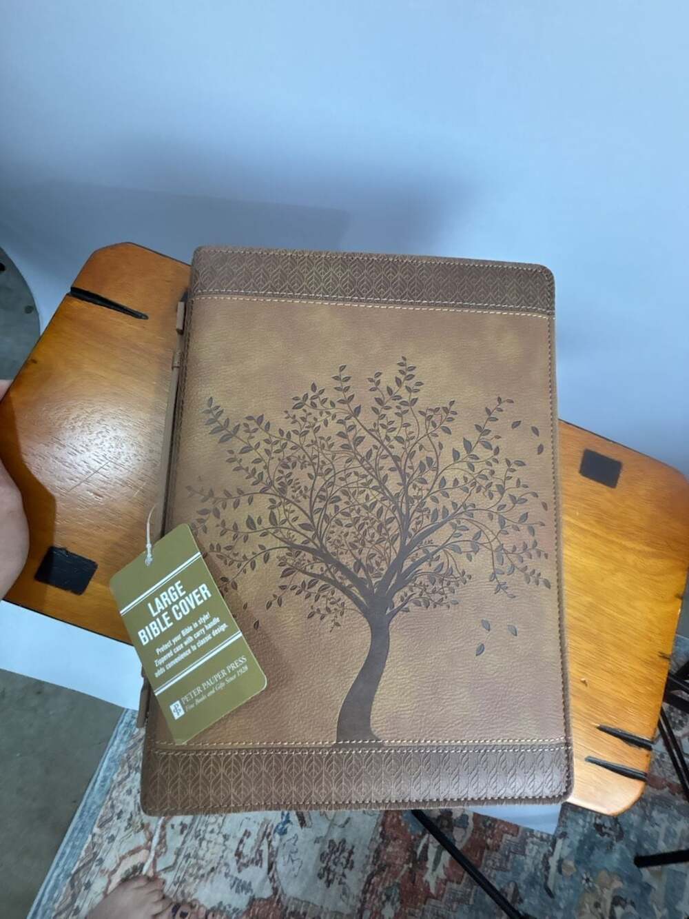 Peter Pauper Press Tree of Life Large Bible Cover Brown